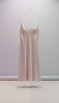 Blush mist slip dress