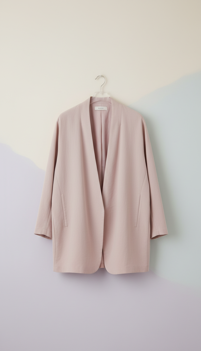 Soft cloud relaxed blazer