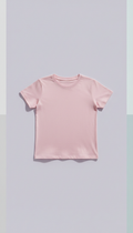 Petal pink cotton tee